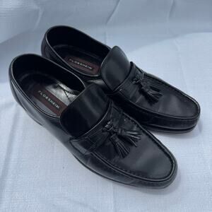 Florsheim Black Leather Tassel Loafers Men’s Size 8D Slip-On Dress Shoes